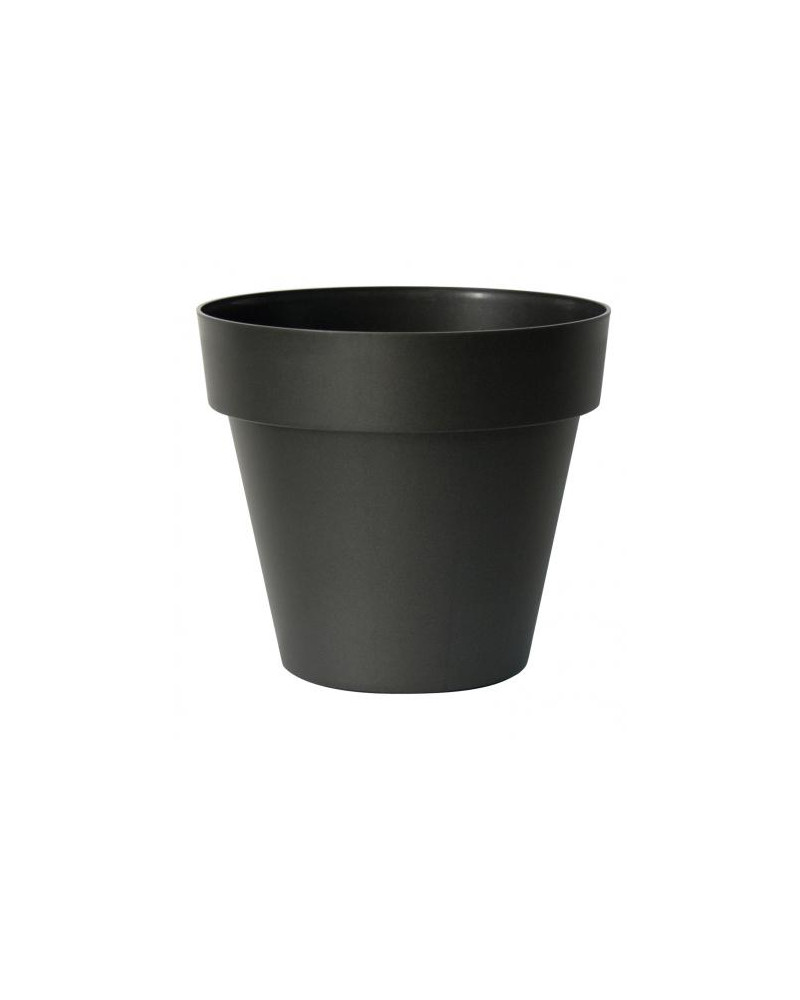 Pot plastique MITU anthracite Ø50cm forme STANDARD