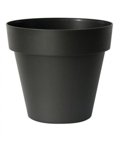 Pot plastique MITU anthracite Ø50cm forme STANDARD