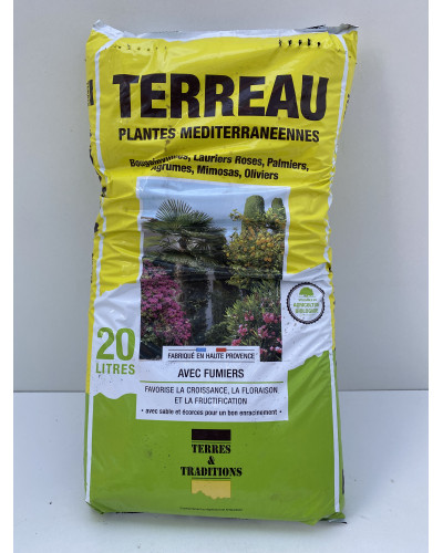 Terreau spécial agrumes et plantes méditerranéennes Sac 20L