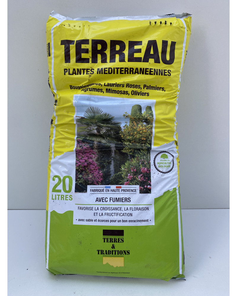 Terreau spécial agrumes et plantes méditerranéennes Sac 20L