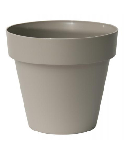 Pot plastique MITU sable Ø30cm forme STANDARD