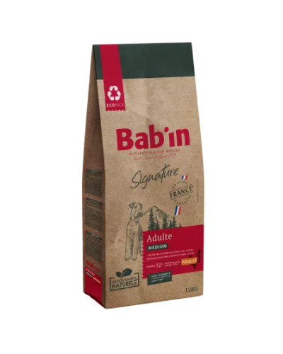 Croquette chien au poulet BABIN signature medium adulte 3kg