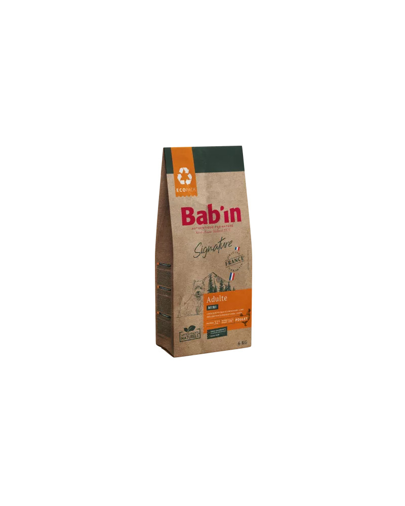 Croquette chien au poulet BABIN signature mini adulte 6kg