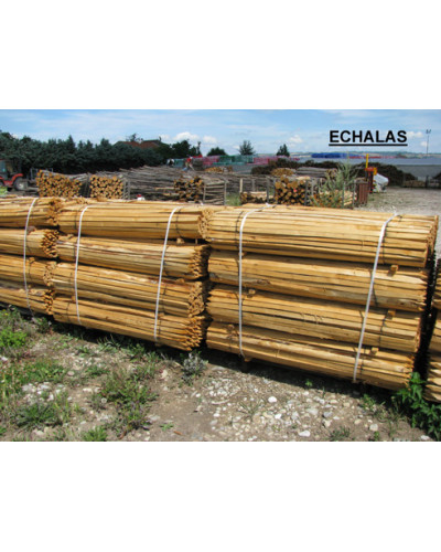 Echalas châtaignier écorcé 11/13 - 1m75