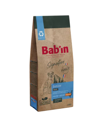 Croquette chien au poulet BABIN signature maxi junior 12kg