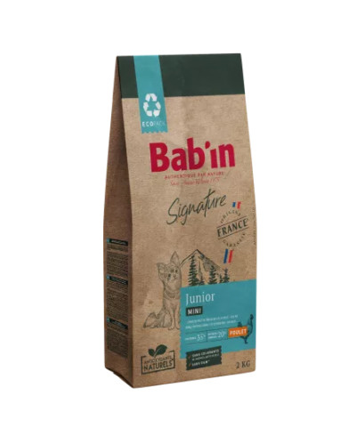 Croquette chien au poulet BABIN signature mini junior 2kg