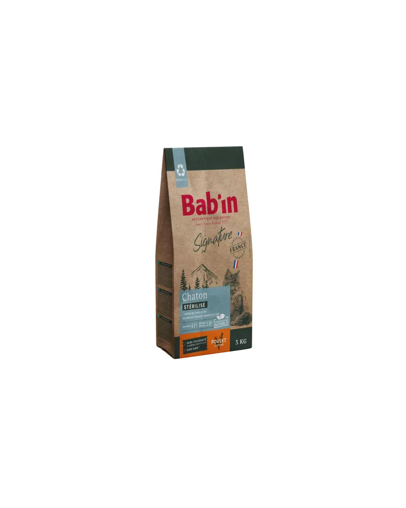 Croquette chaton au poulet BABIN signature 3KG