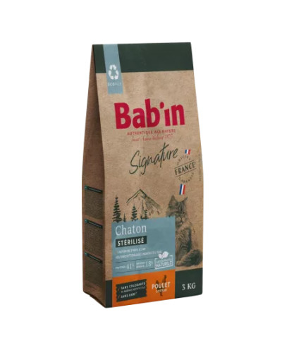 Croquette chaton au poulet BABIN signature 3KG