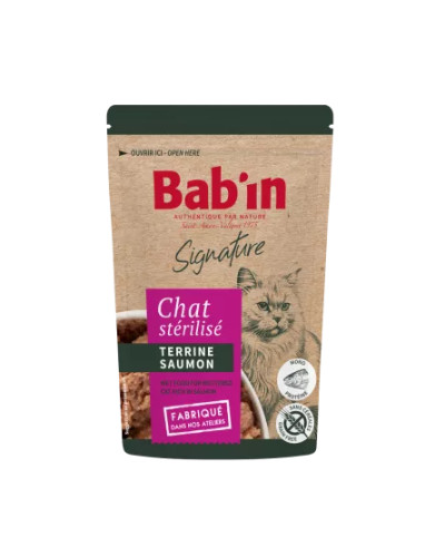 Terrine chat au poisson BABIN 1*80G