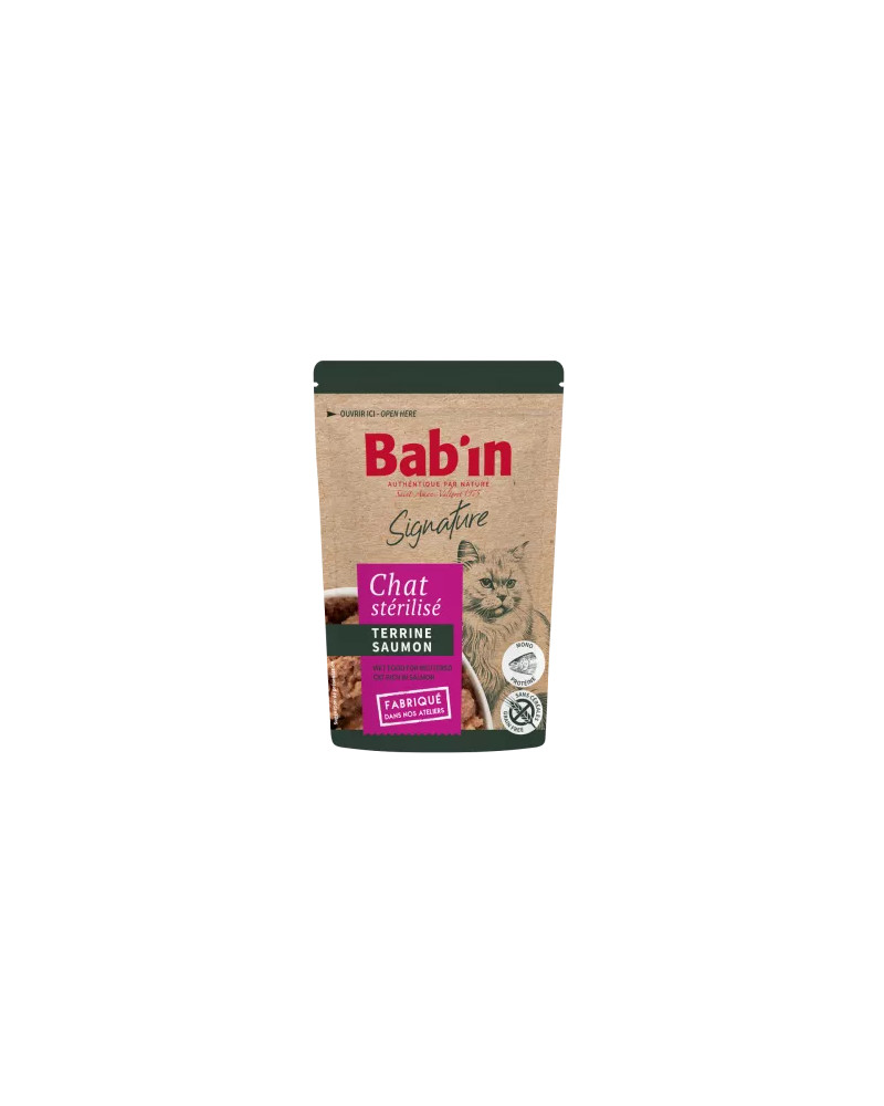 Terrine chat au poisson BABIN 1*80G