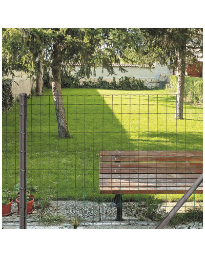 Grillage soudé Jarditor Brico plastifié gris 1m20 x 25ml