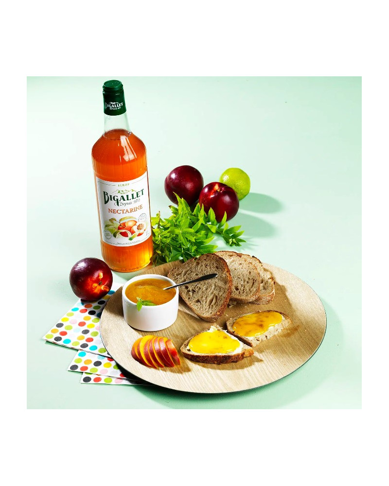Sirop nectarine 1L Maison Bigallet
