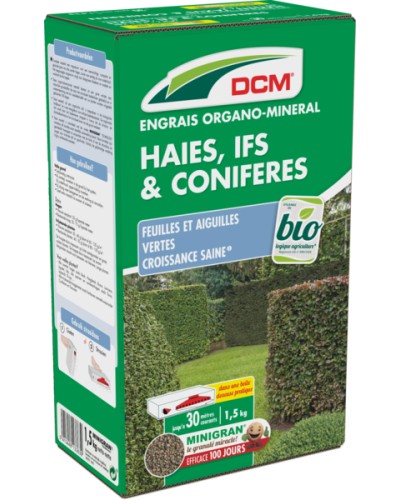Engrais haies ifs conifères 1.5kg DCM