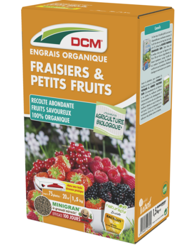 Engrais fraisier & petit fruits 1.5kg DCM