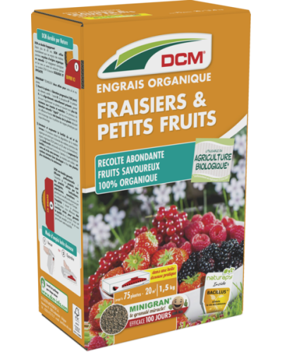 Engrais fraisier & petit fruits 1.5kg DCM