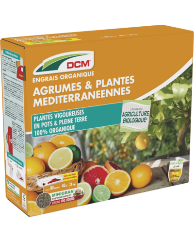 Engrais agrume plantes méditerranéennes 3kg DCM