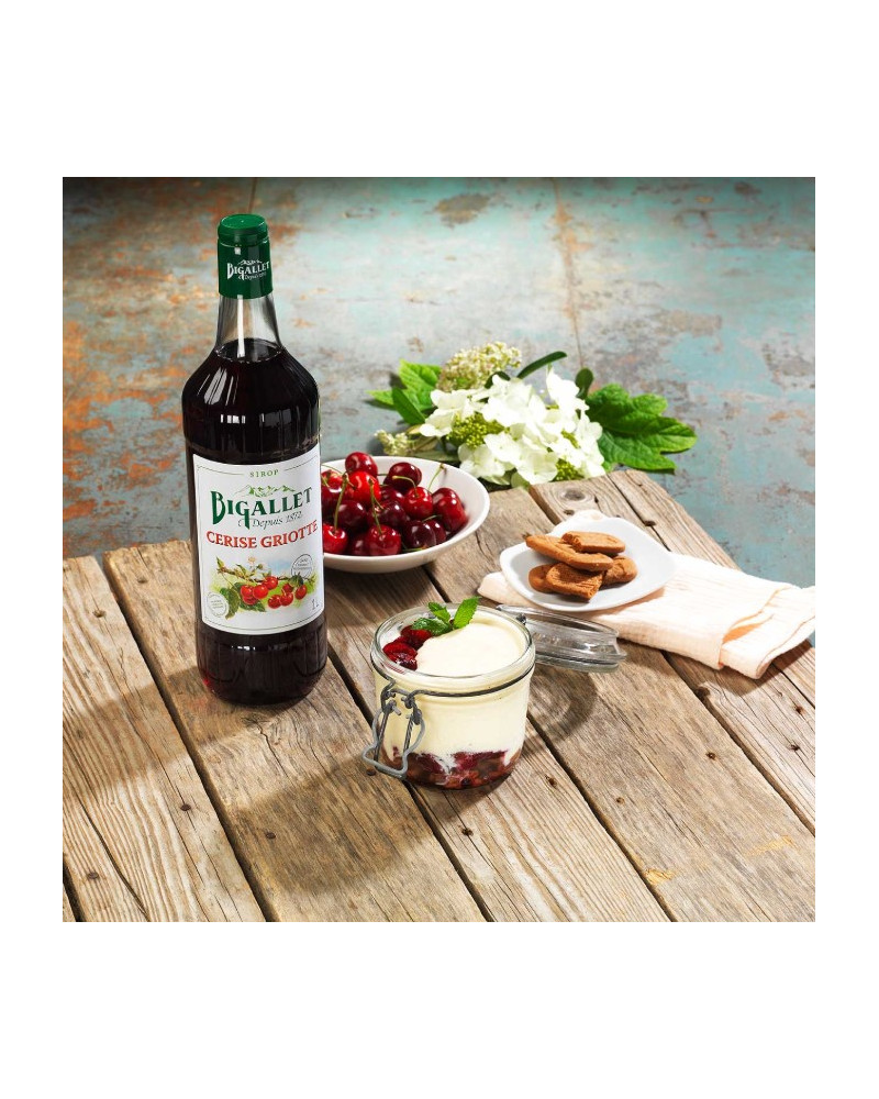 Sirop de cerise griotte 1L  Bigallet