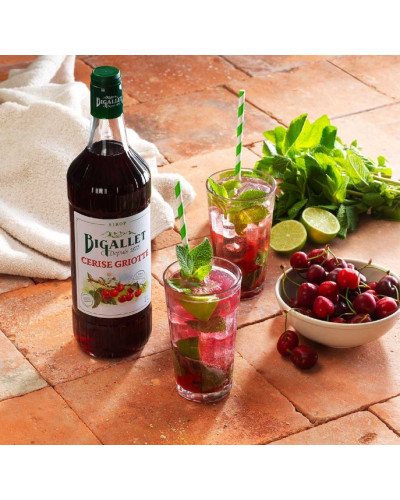 Sirop de cerise griotte 1L  Bigallet