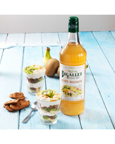 Sirop de kiwi banane 1L Maison Bigallet