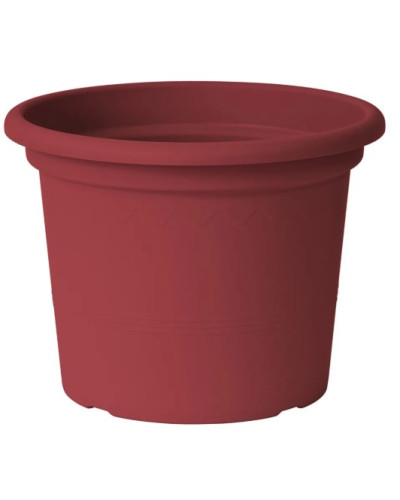 Pot PVC Rouge brique Gamme Geo 20 cm