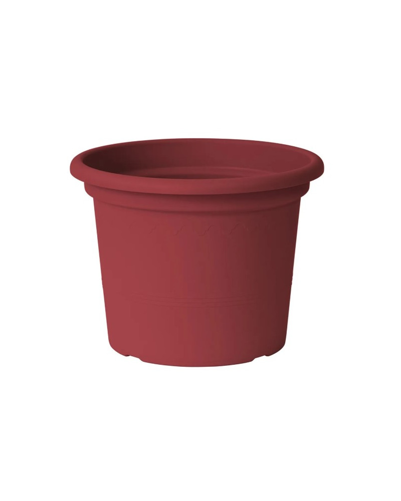 Pot PVC Rouge brique Gamme Geo 30 cm