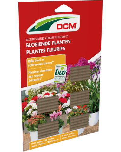 Engrais bâtonnets plantes fleuries * 25 DCM