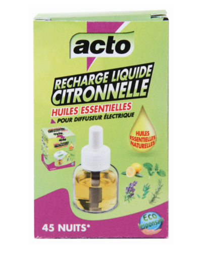 Recharge Liquide à  la Citronnelle Acto | eCoopazur