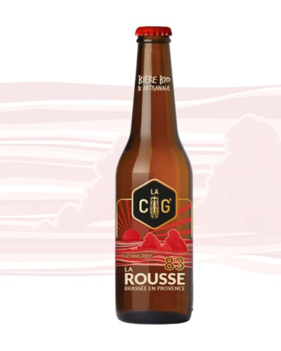 La Cig Bière la Rousse 33 cl bio