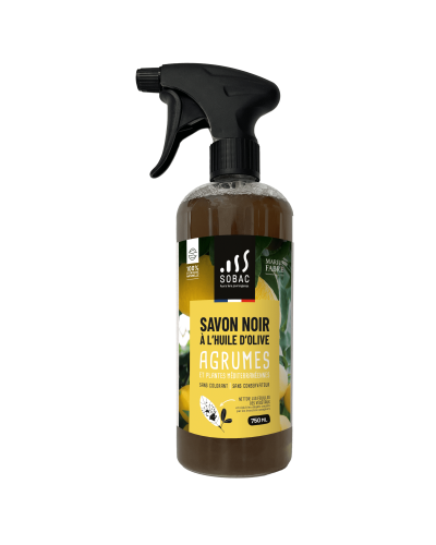 Bactériosol savon noir prêt à l'emploi spray agrumes 750ML
