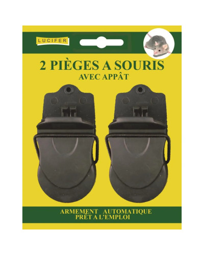 Pièges à souris X2 pré-appâtées