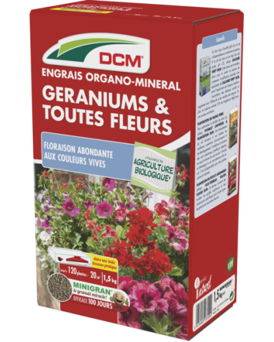 Engrais géranium 1.5kg DCM