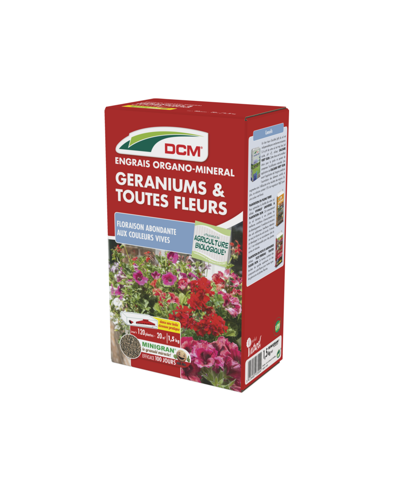Engrais géranium 1.5kg DCM