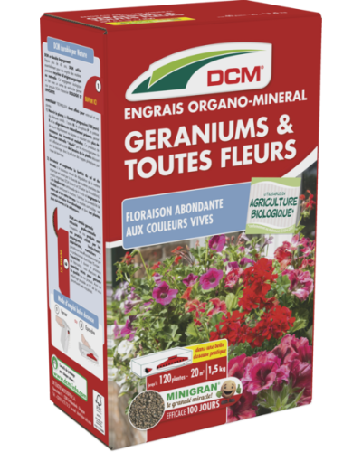 Engrais géranium 1.5kg DCM