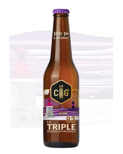 La Cig Bière la Triple 33 cl bio Médaille d'argent