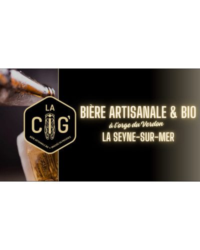 La Cig Bière la Triple 33 cl bio Médaille d'argent