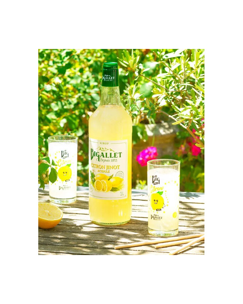 Sirop de citron acidulé 1L Maison Bigallet
