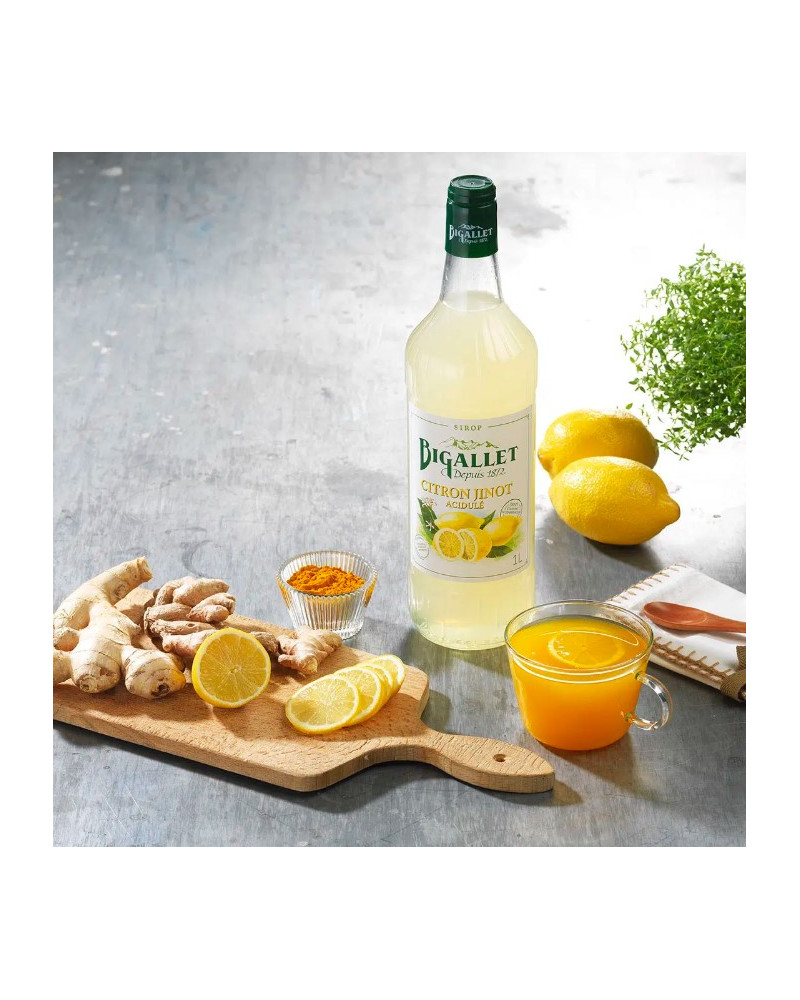 Sirop de citron acidulé 1L Maison Bigallet