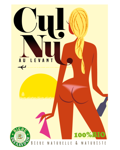 Bière blonde bio Cul nu au Levant 33 cl
