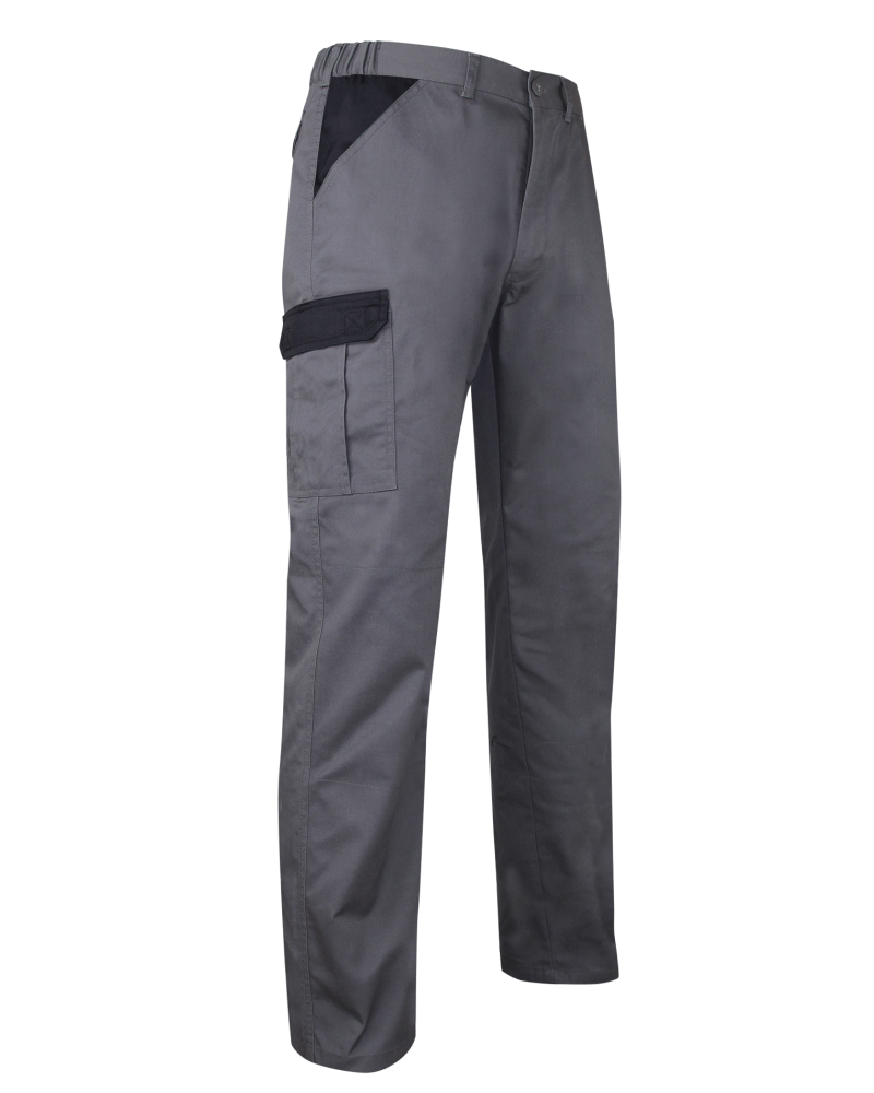 Pantalon de travail multipoches PERCEUSE gris Taille 52 - Marque LMA