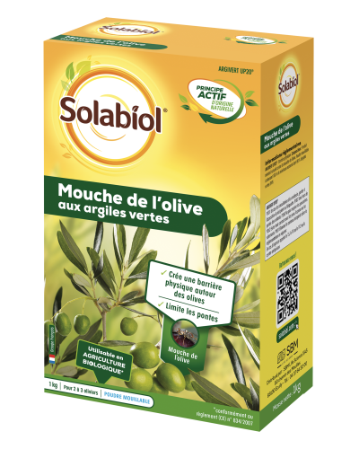 Solabiol mouche olive à l'argile verte 1kg