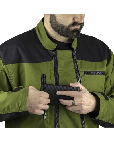 Combinaison double fermeture TRIDENT vert Taille 2/S - Marque LMA