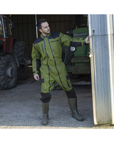 Combinaison double fermeture TRIDENT vert Taille 2/S - Marque LMA