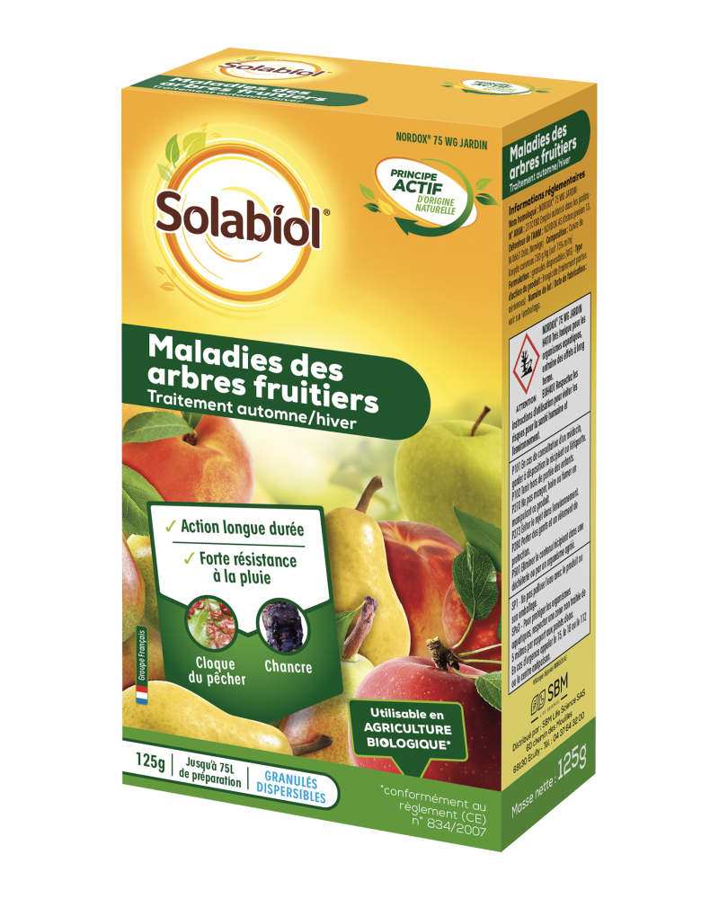 Solabiol maladie des arbres fruitiers 125G