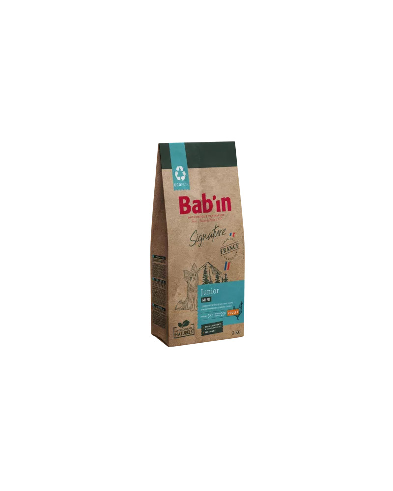 Croquette chien au poulet BABIN signature mini junior 2kg