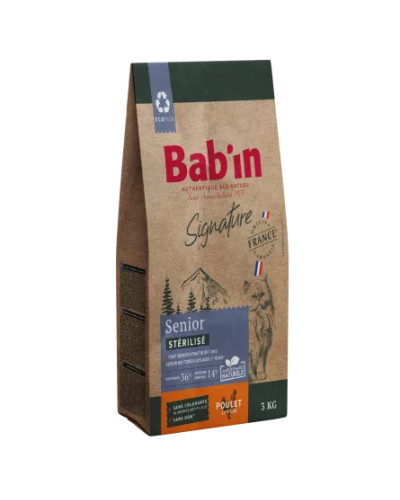 Croquette chat senior stérilisé BABIN signature 1.5KG