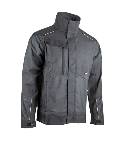 Veste bicolore stretch AXONE gris nuit/noir Taille 6/2XL
