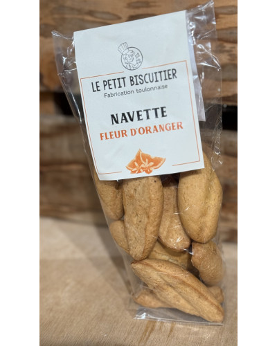 Navettes à la fleur d'oranger sachet de 110 gr. - Le petit biscuitier
