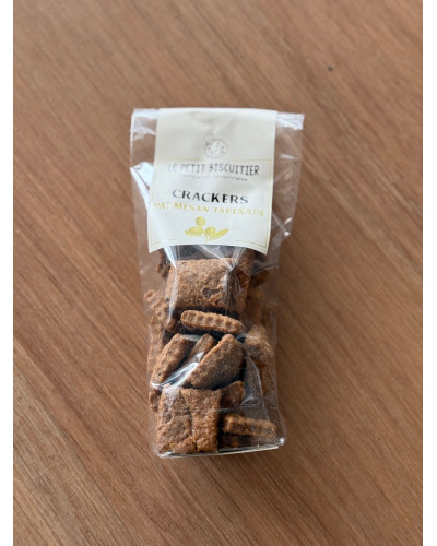 Crackers parmesan tapenade sachet de 110 gr. - Le petit biscuitier