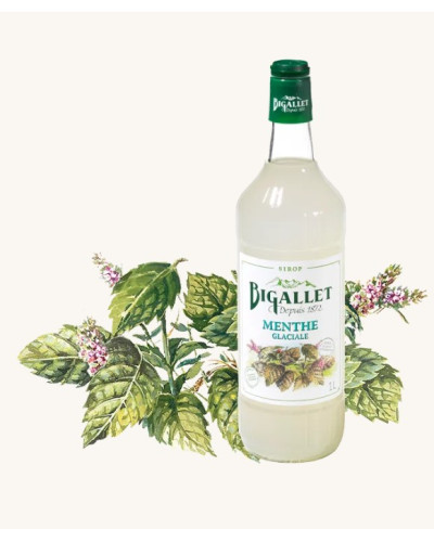 Sirop menthe glaciale 1L Maison Bigallet