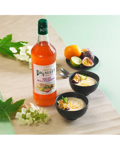 Sirop fruit de la passion 1L Maison Bigallet
